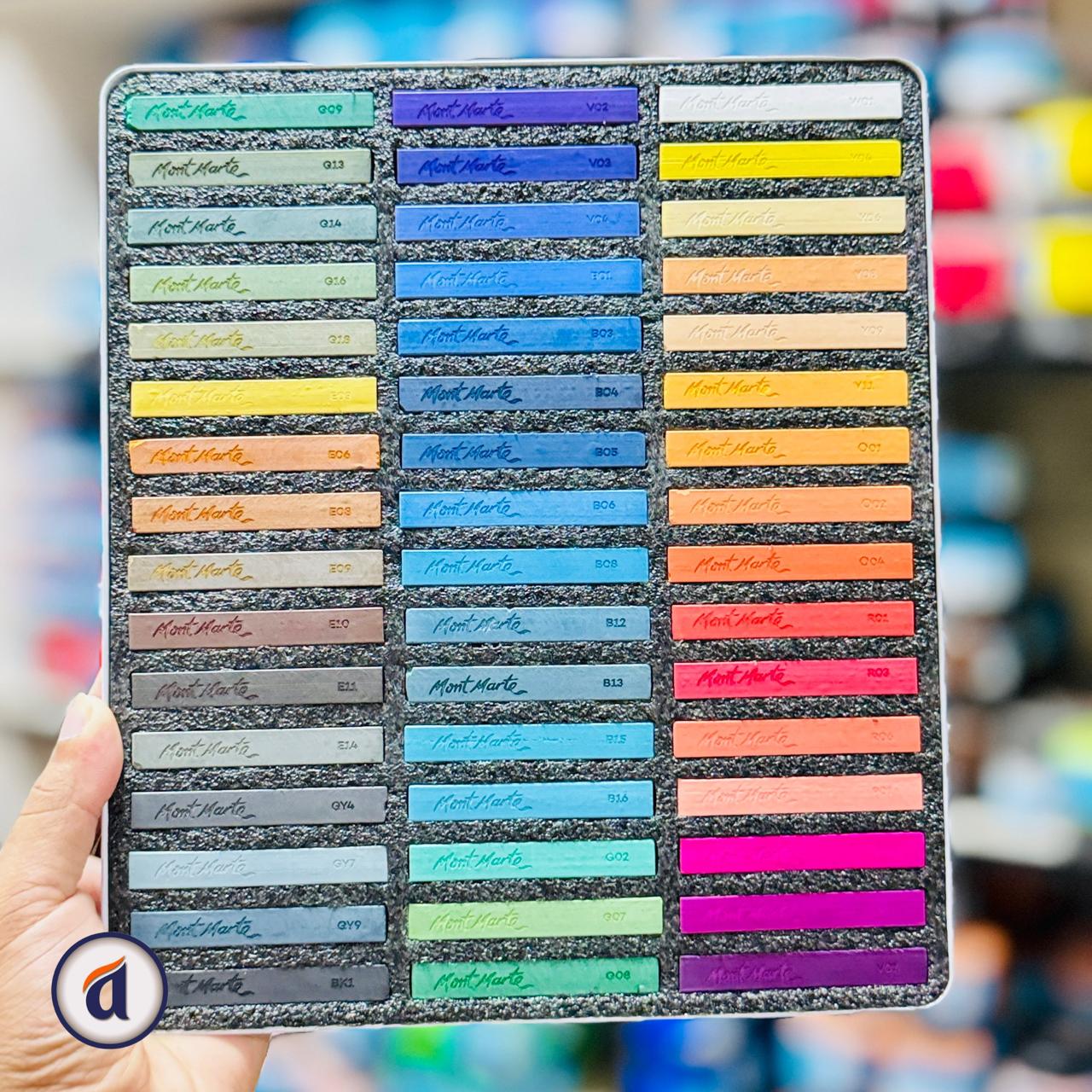 Mont Marte Soft Pastels in Tin Box 48pc image 2