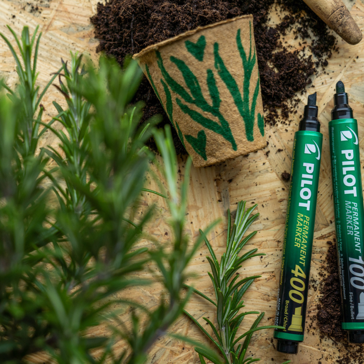 Pilot Permanent Marker 400 Green image 2