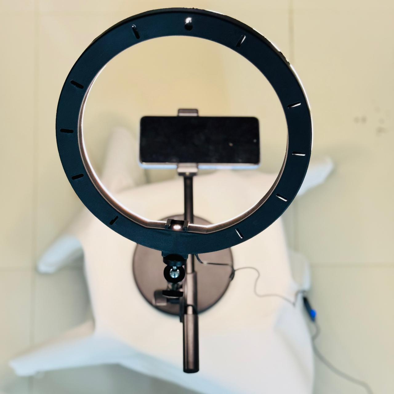 Ring Light with Adjustable Stand & Phone Holder image 2