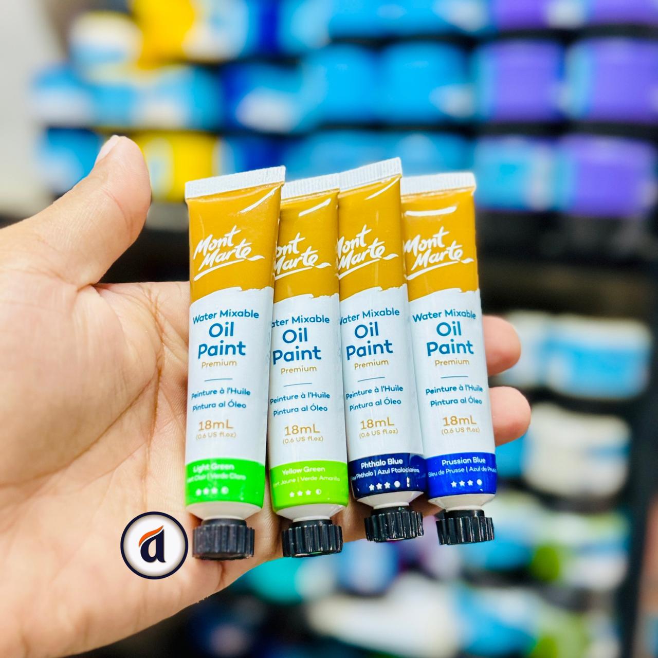 Mont Marte Water Mixable Oil Paint Set 36pc x 18ml image 4