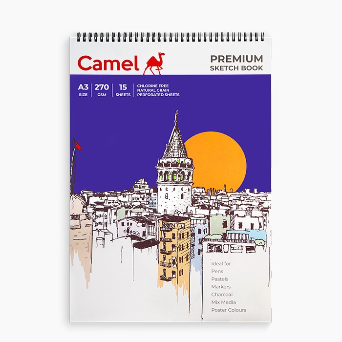 Camel Premium Sketch Book 270 GSM Individual Book A5
