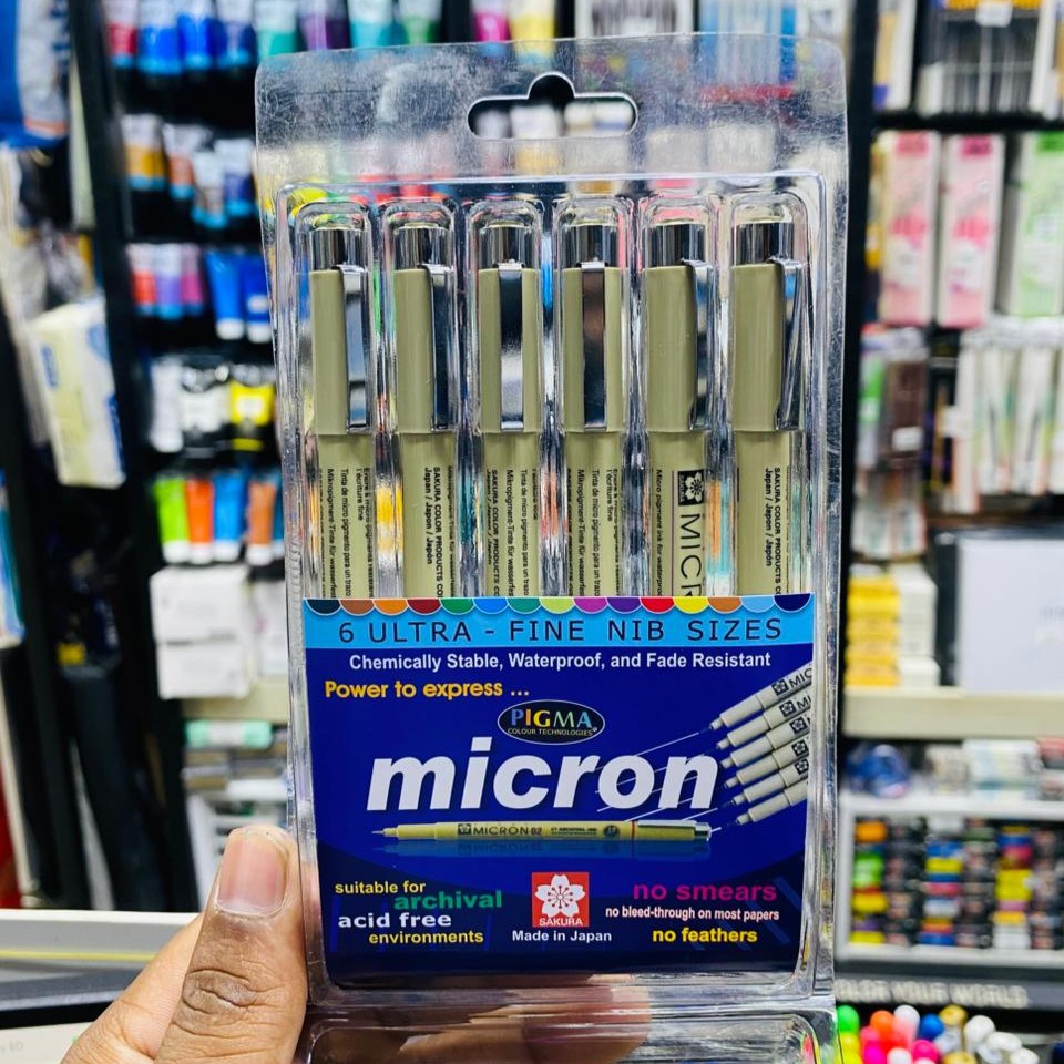 Sakura Micron Pigmant Liner Set 6pc image 4