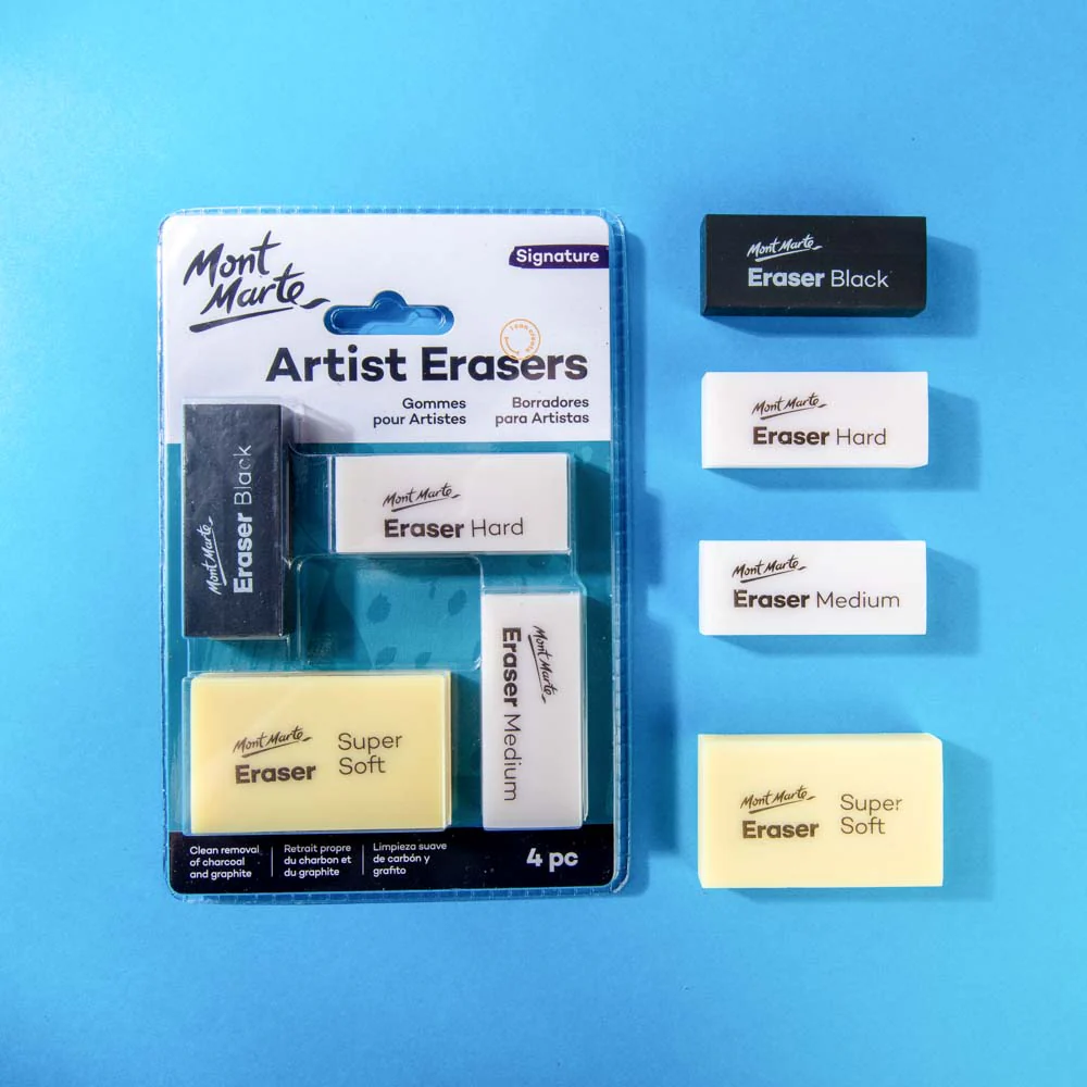 Mont Marte Artist Erasers 4pc image 3