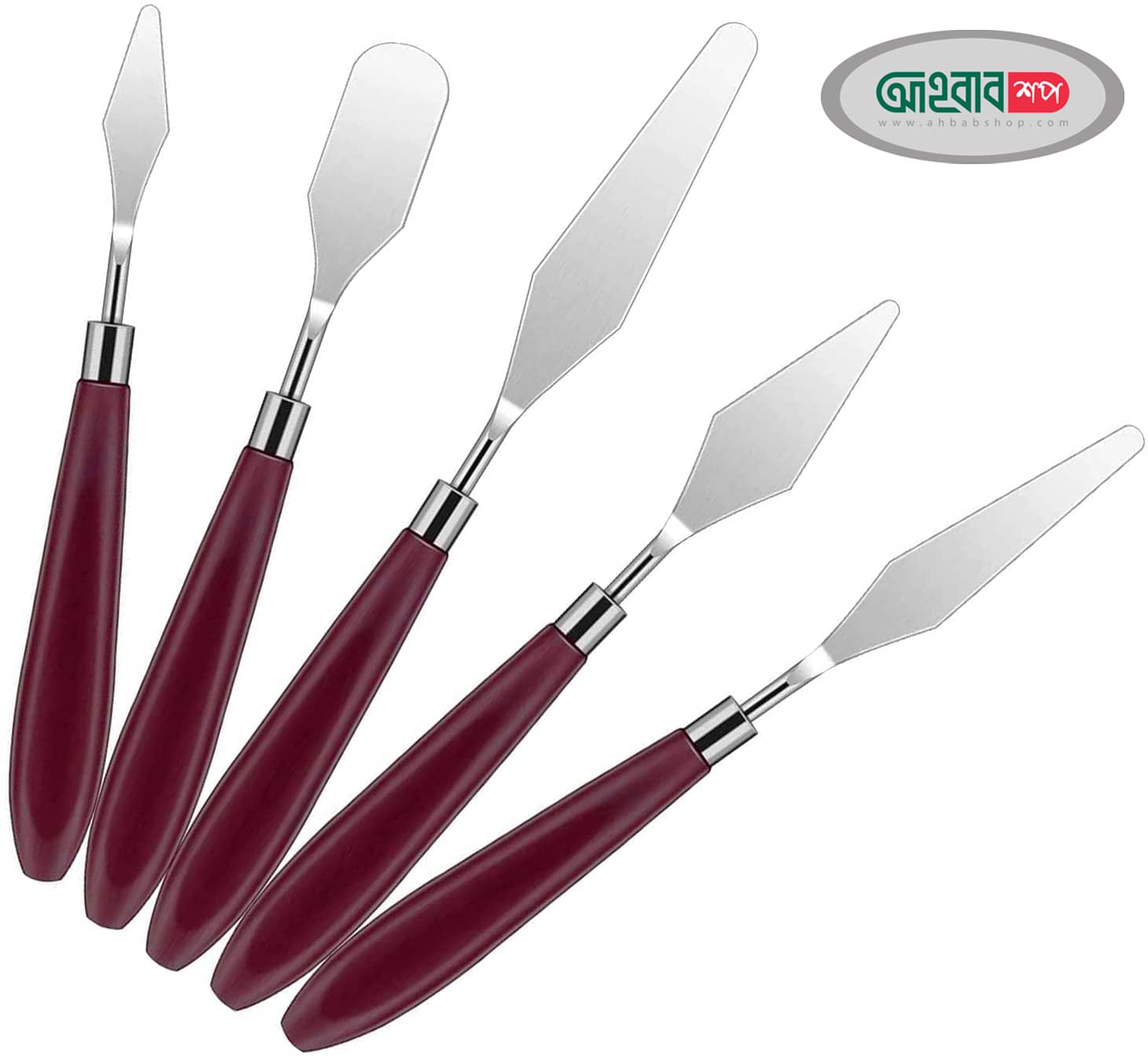Keep Smiling Artist Palette Knives Set 5pc image 2