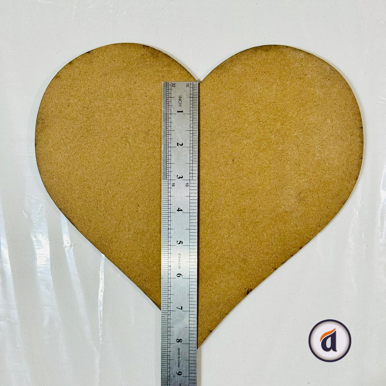 Love Shape MDF Board 10 inch image 3