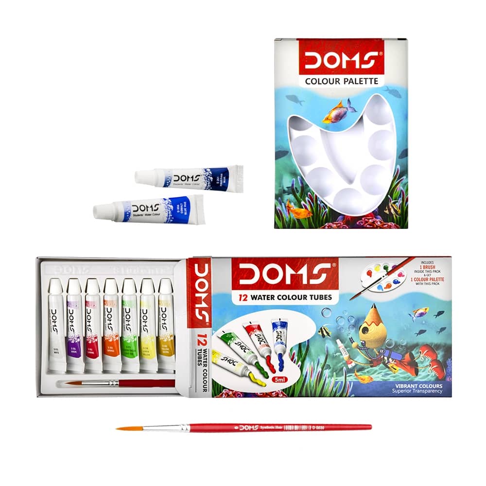 Doms Watercolor Set 5ml 12 Sheds image 2