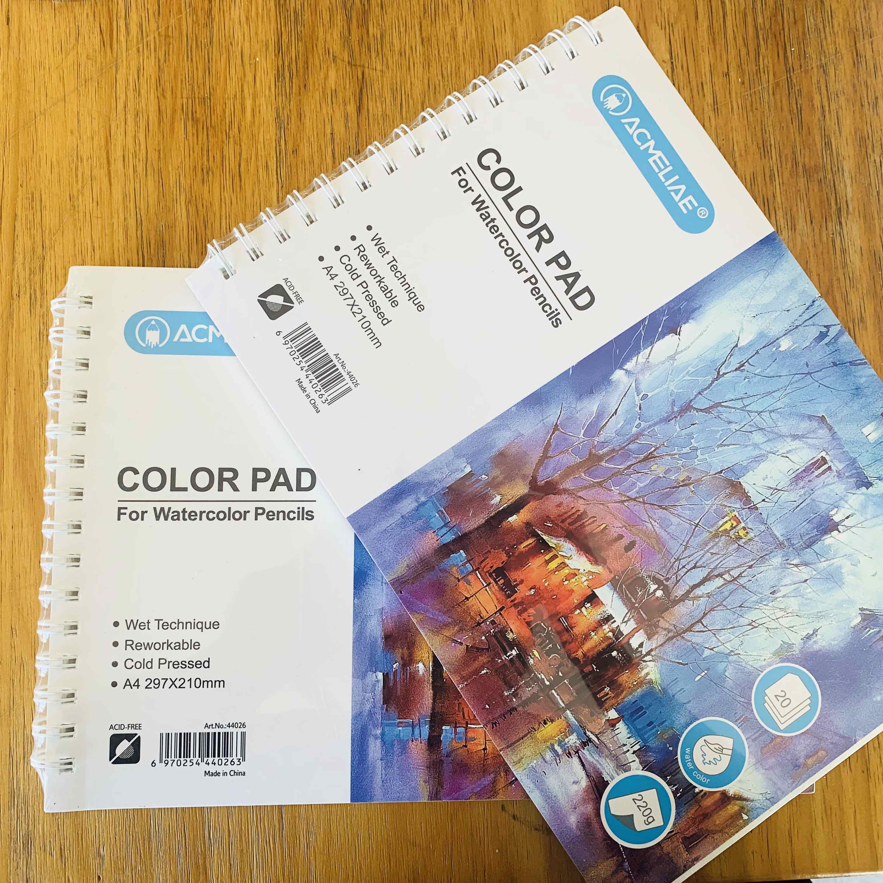 Acmeliae a4 water colour pad 220 gsm [size 8x12] image 3