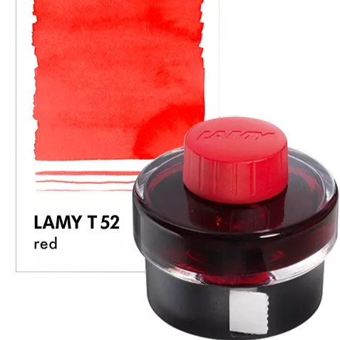LAMY T52 50 ml Fountain Pen Ink Bottle Red image 2