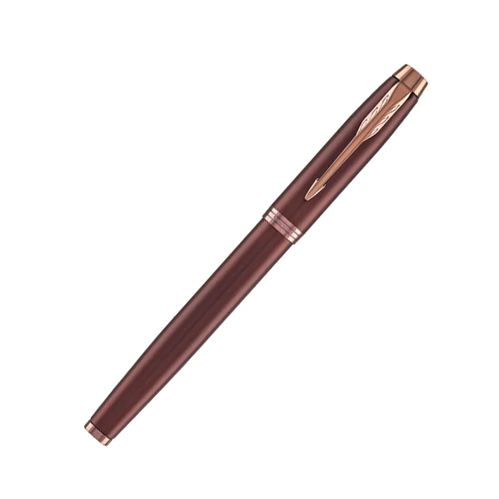 Parker IM Monochrome Burgundy Trim Fountain Pen - Fine Nib image 6