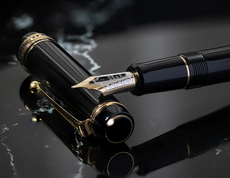 Pilot Custom 74 Fountain Pen NIBS SIZE [M] Black 14 karat Gold Rhodium nibs