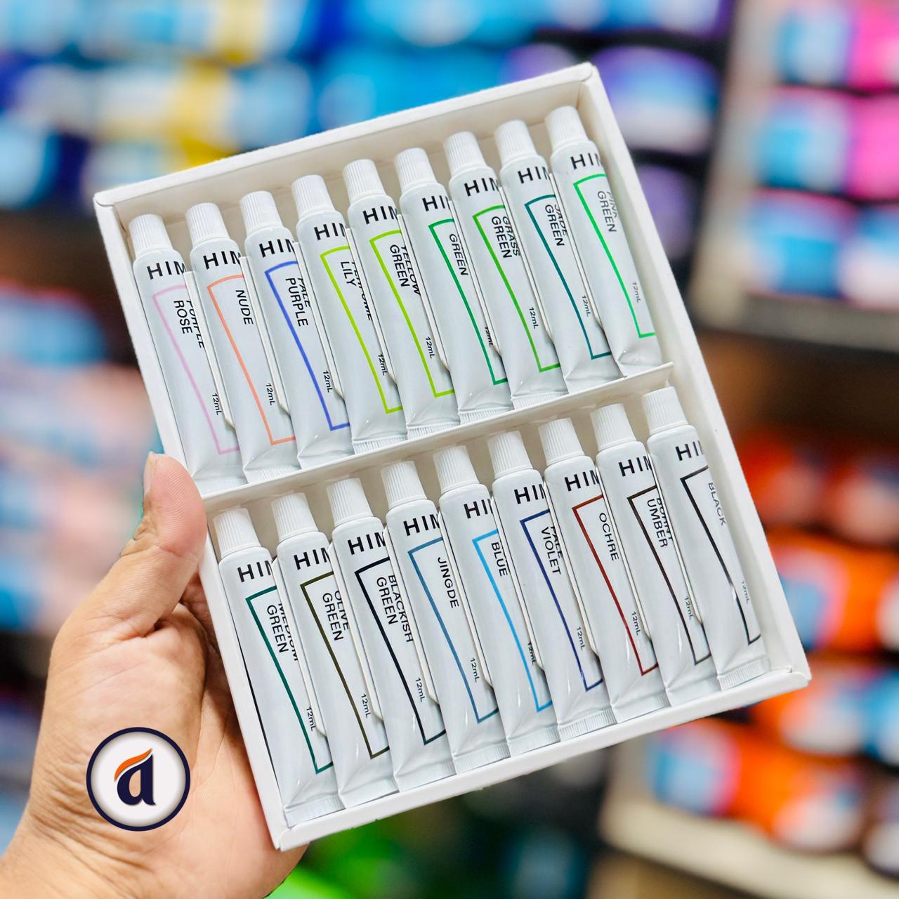 Himi Gouache Paint Set 12ml 36 Colors image 2