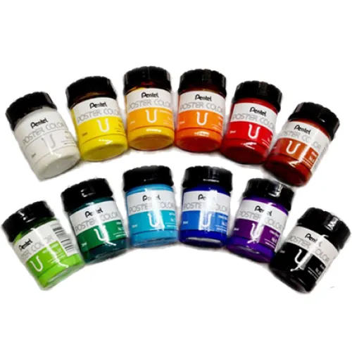 Pentel 12ml 12-color set premium poster paint image 4