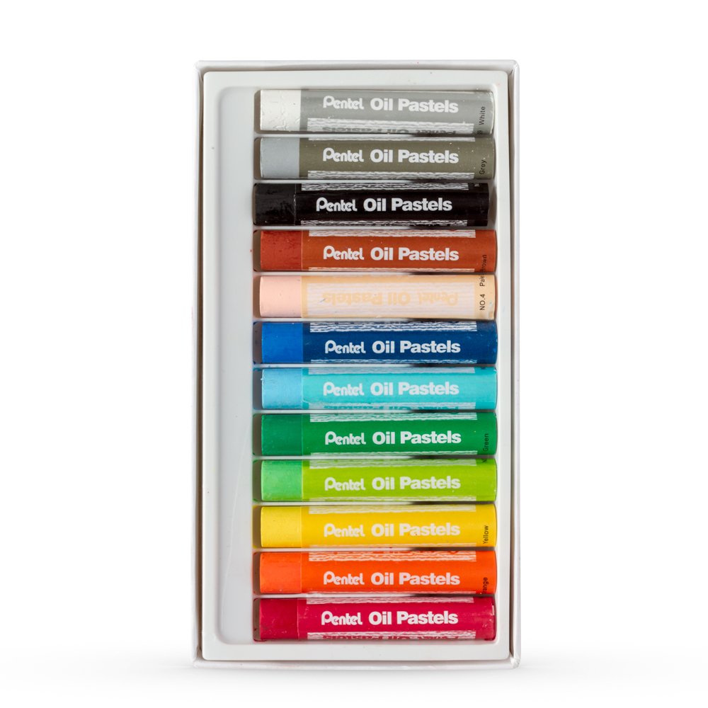 Pentel Professional  Artist  Oil Pastel 12 Color Set - PHN-12ASE image 2