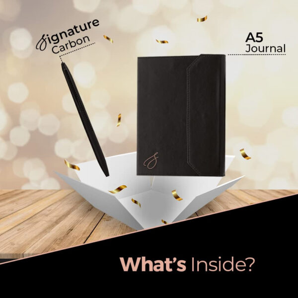 Cello Signature Supreme Notebook + Ball Pen Gift Set Blue ink image 2