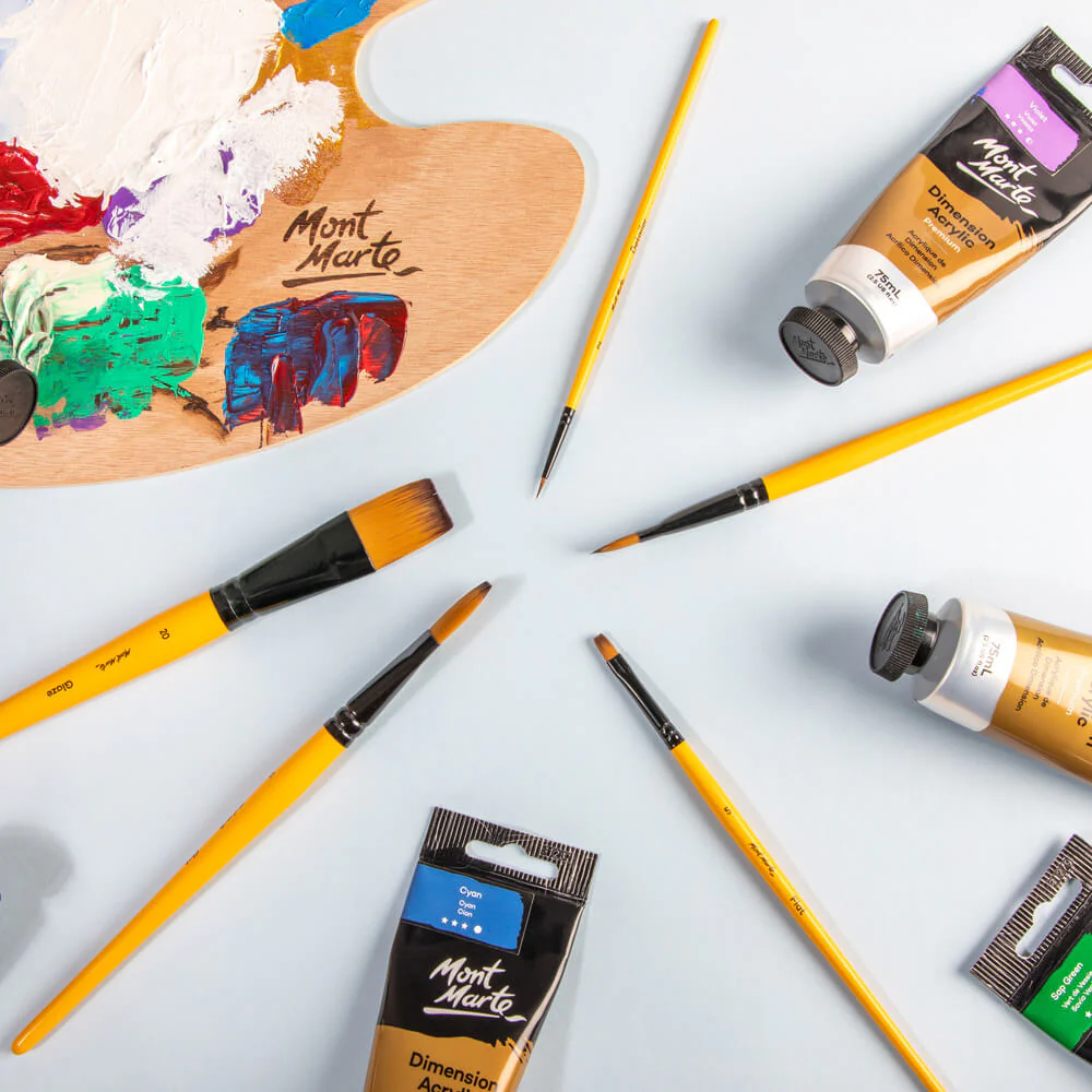 Mont Marte Acrylic Brush Set 5pce image 4