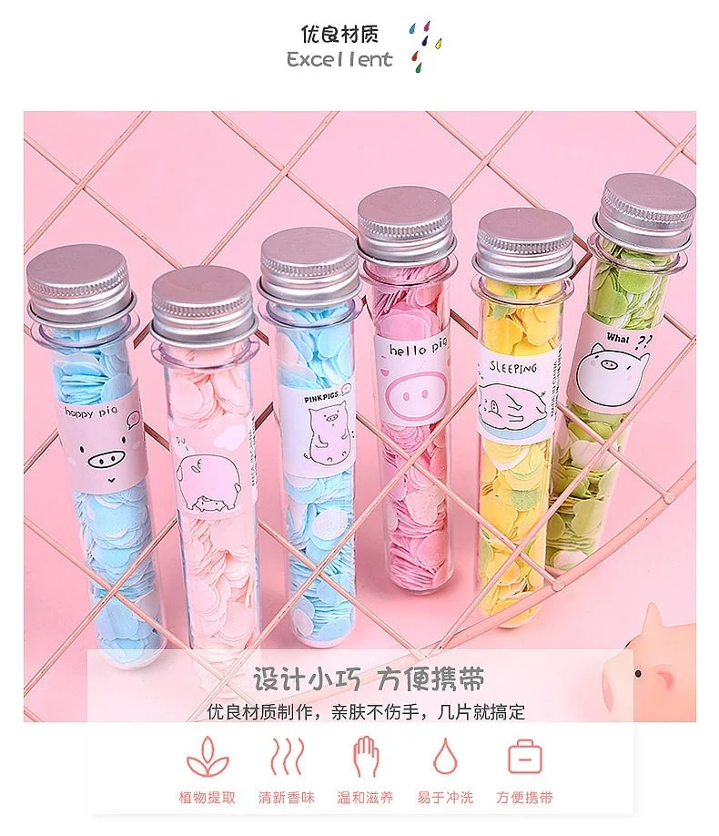Flower Design Soft Paper Soap, For Hand Wash /Travel (1 pc) image 4