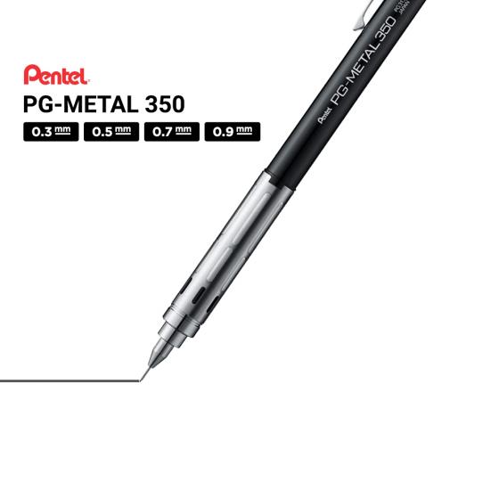 Pentel PG-Metal 350 Drafting Pencil (0.9mm) - Black - PG319-A image 2