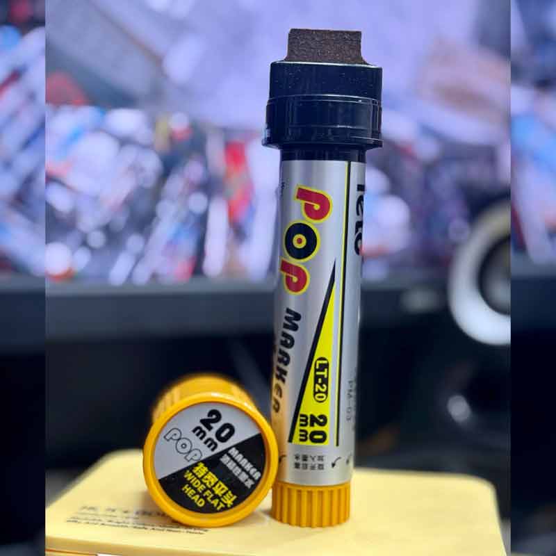 Leto Pop Marker 20mm Yellow Ochre image 2