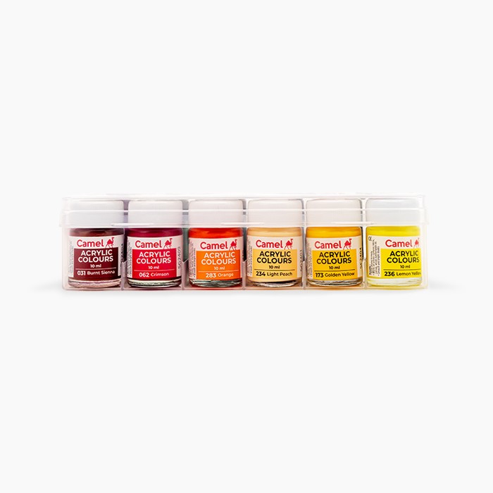 Camel Acrylic Colours 15ml 10 Shades image 3