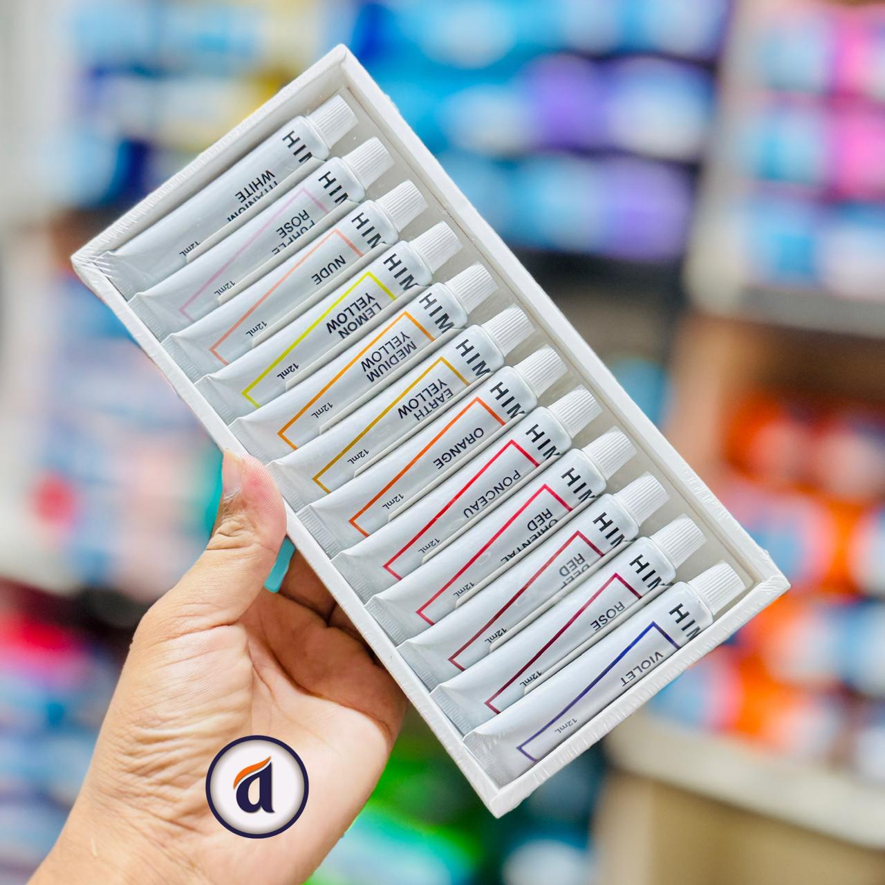 Himi Gouache Paint Set 12ml 24 Colors image 3