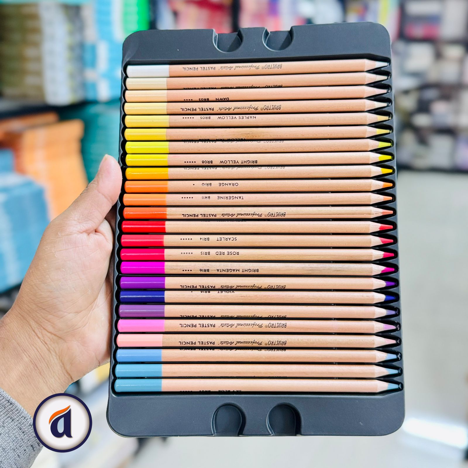 Brustro Professional Artists Pastel Colour Pencils Set 72pc image 2