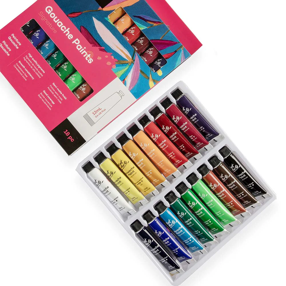 Mont Marte Gouache Paints 18pc x 12ml image 2