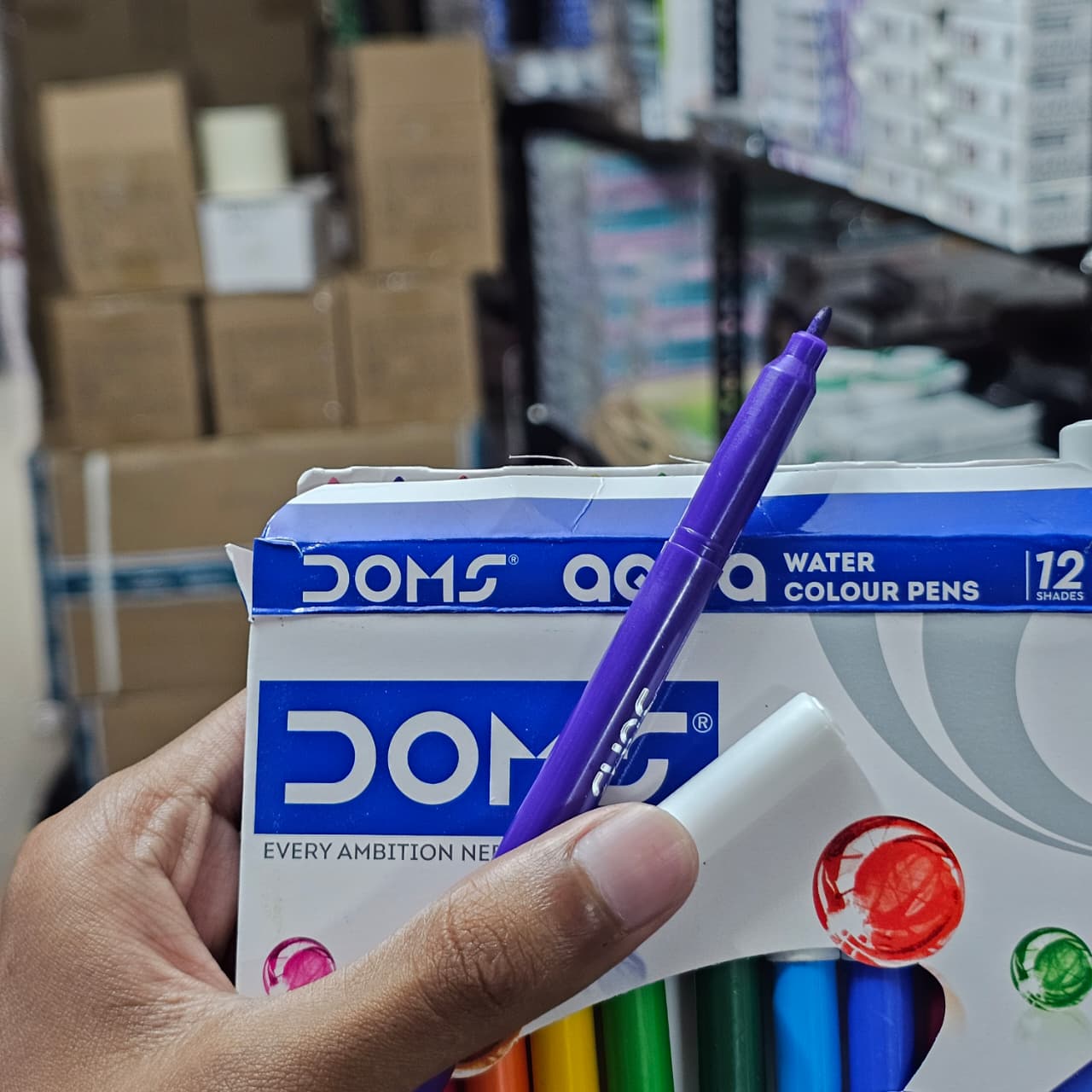 Doms Aqua Watercolor Pens 12pc image 2