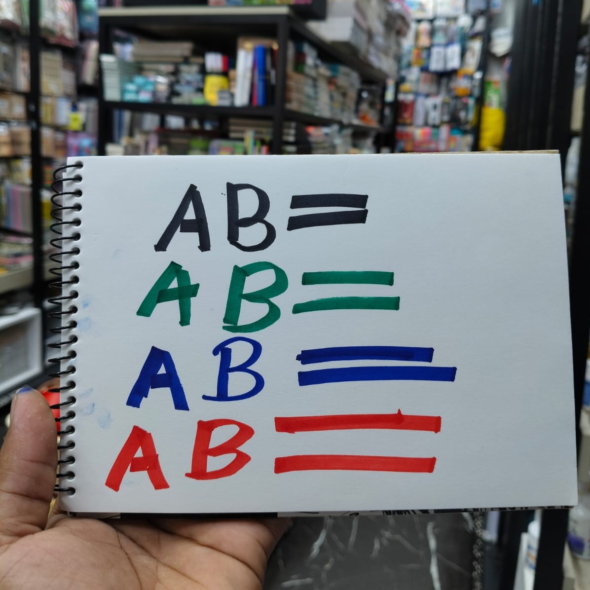 Artline Calligraphy Permanent Marker Flat image 4