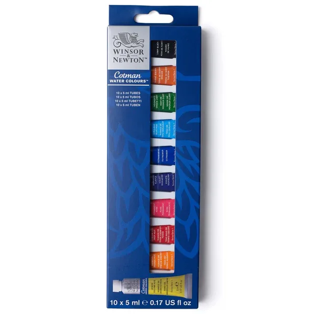 Winsor & Newton Cotman Watercolour Set 10x5ml image 3