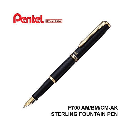 Pentel Sterling Fountain Pen 1 Pcs - F700AF-CK