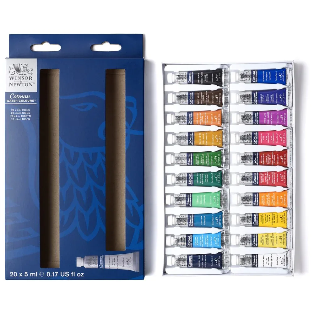 Winsor&Newton Cotman Watercolour Set  Cotman Watercolour Set 20x5ml image 2