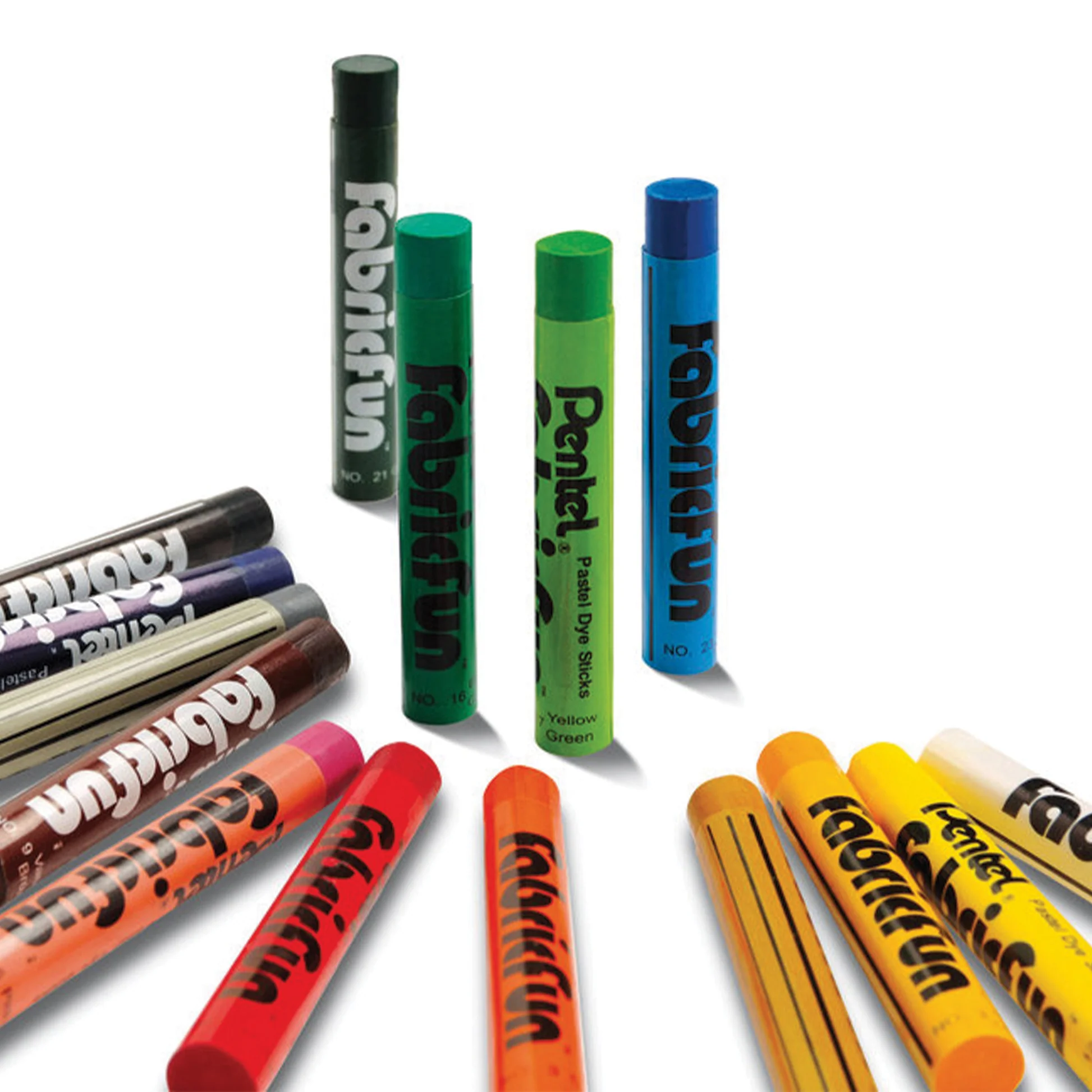 Pentel Fabric Fun Pastel Dye Sticks15 Colors Set - PTS-15 image 4