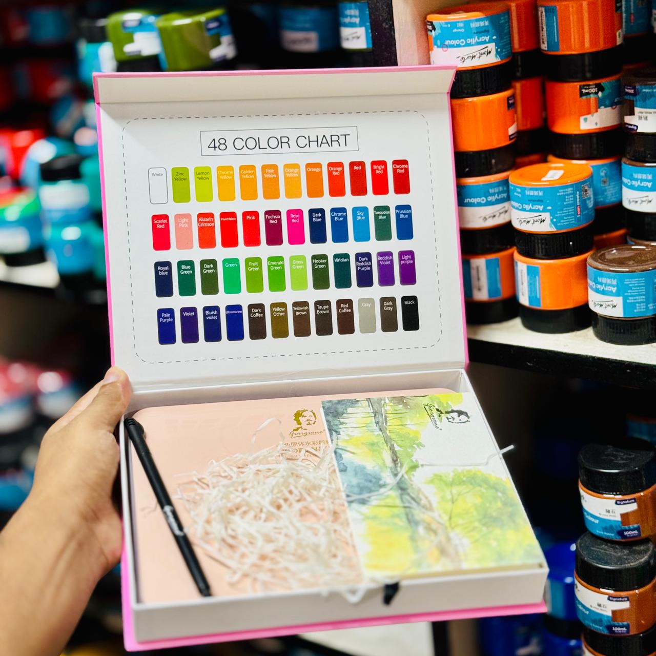 Giorgione Solid Watercolour Gift Box G-1348F (Pink) image 4