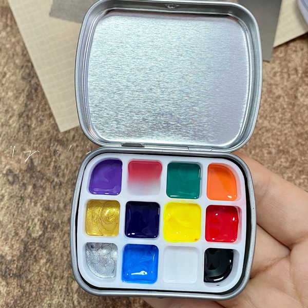 MiniMuse Palette Watercolor storage box 12 Grad image 2
