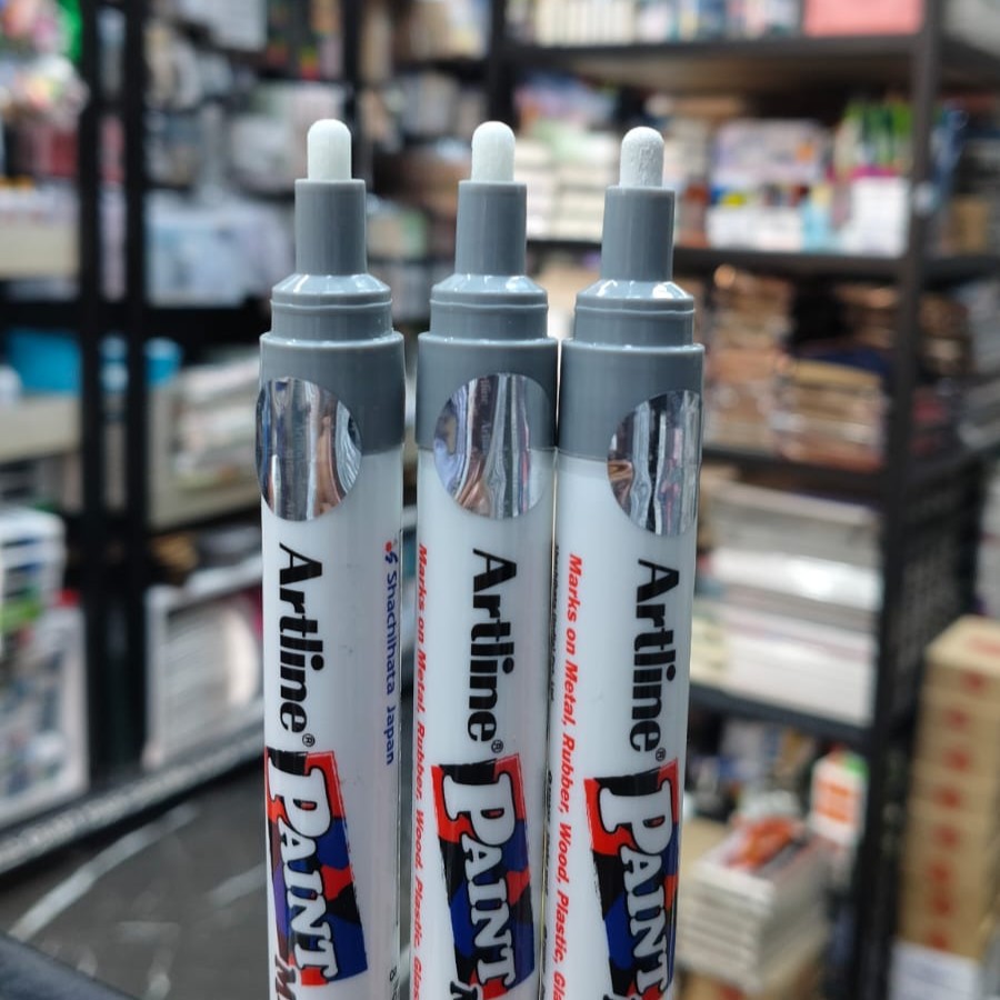 Artline 2.3mm Paint Marker White 1pes image 3