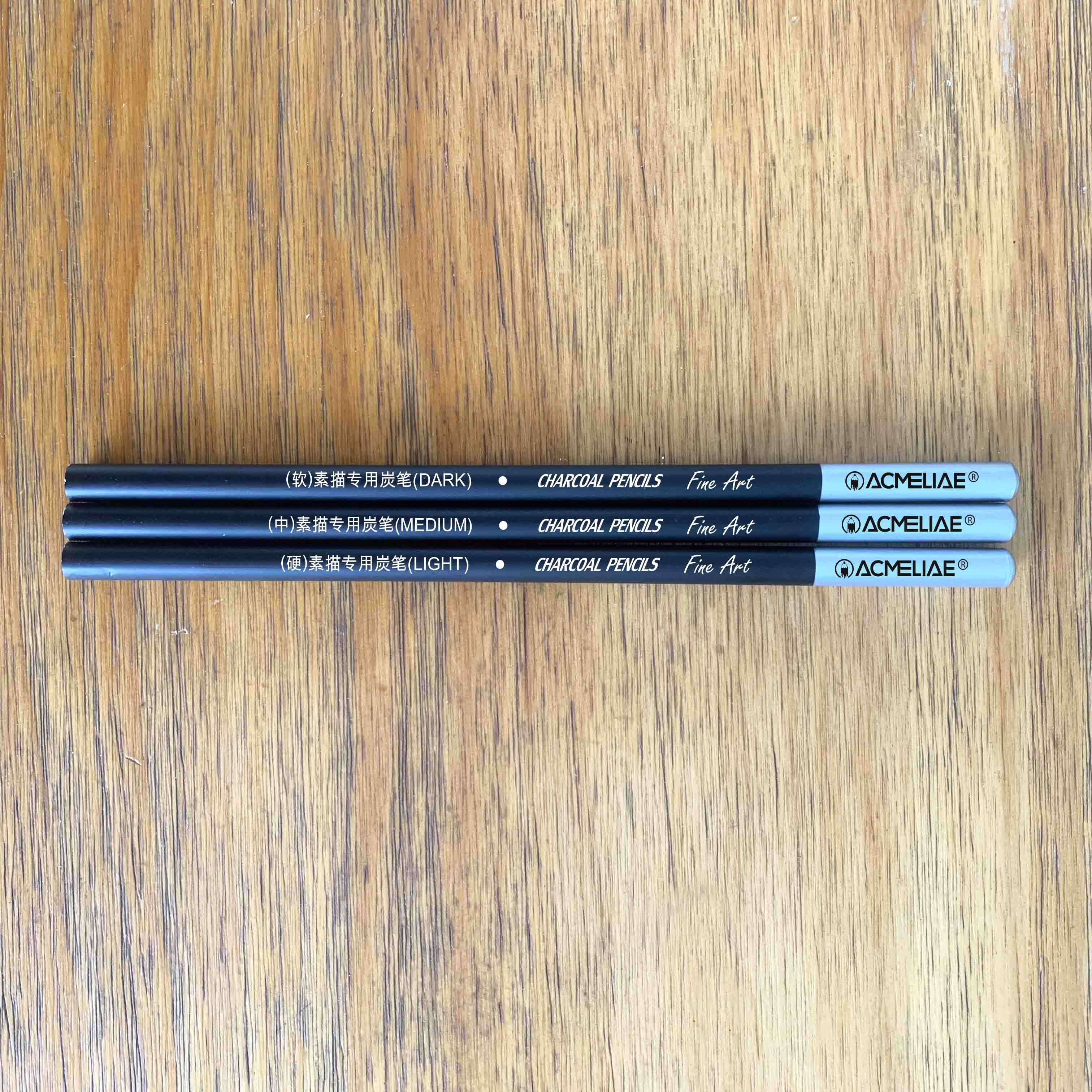 Acmelia charcoal pencil 3pes dark medium light image 4