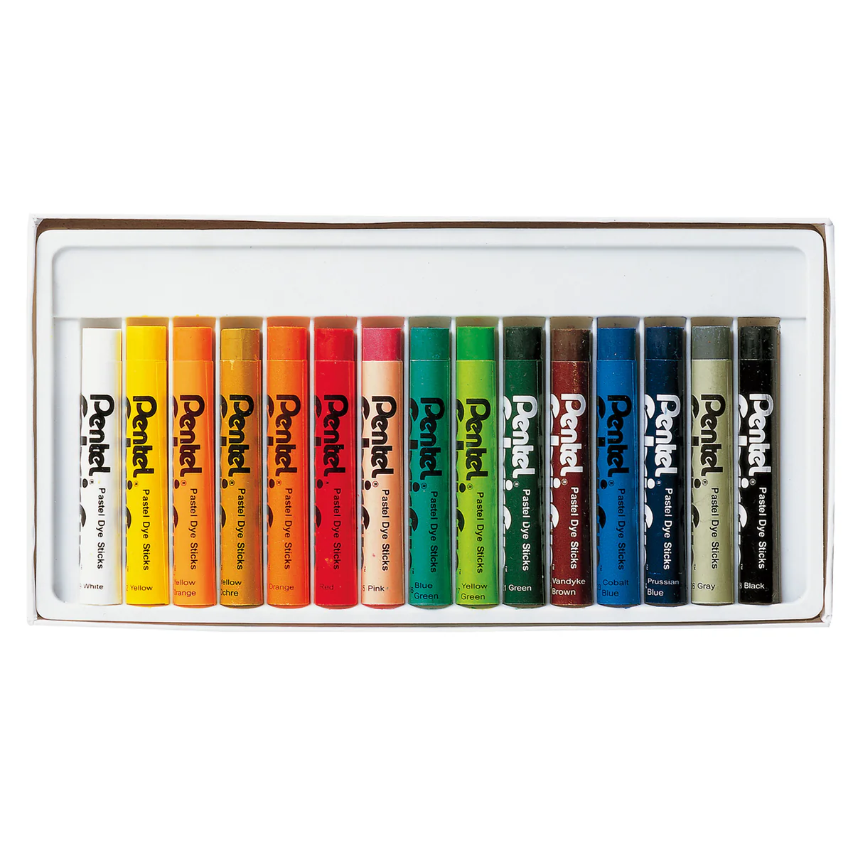 Pentel Fabric Fun Pastel Dye Sticks15 Colors Set - PTS-15 image 3