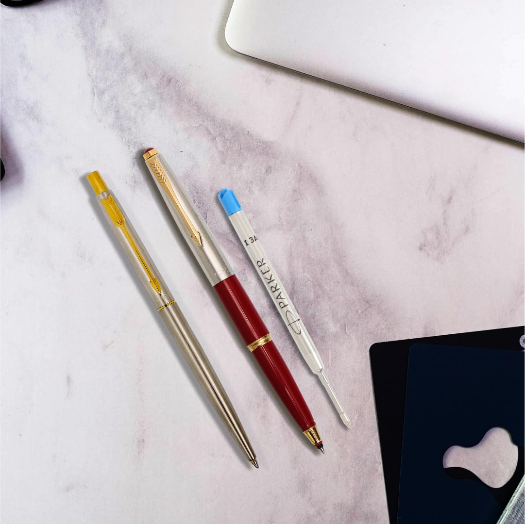 Parker Quink Flow Ballpoint Pen Fine Refill Blue Ink image 2