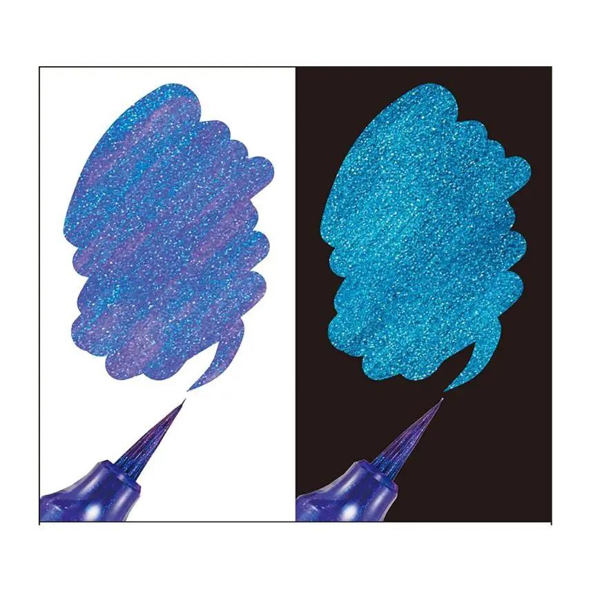 Pentel Dual Metallic Brush-Violet Plus Metallic Blue - XGFH-DVX image 3
