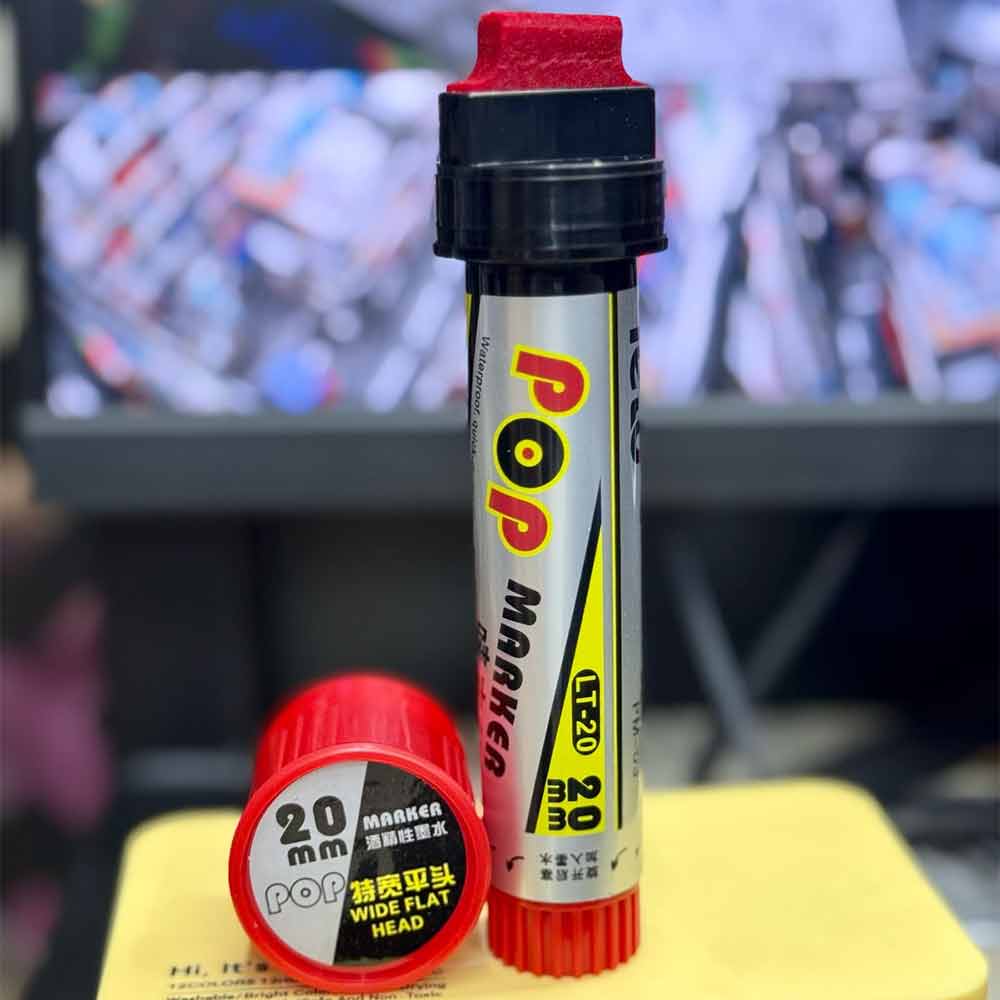 Leto Pop Marker 20mm Red image 2