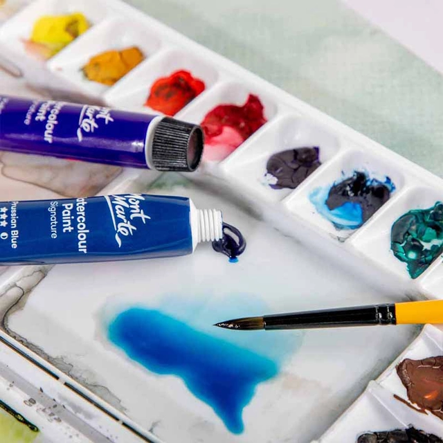 Mont Marte Watercolour Paints 12pc x 12ml image 2