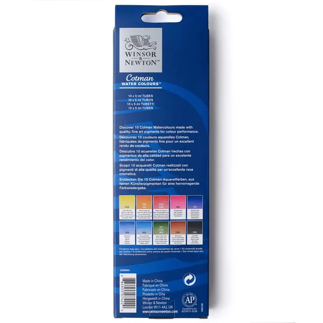 Winsor & Newton Cotman Watercolour Set 10x5ml image 4