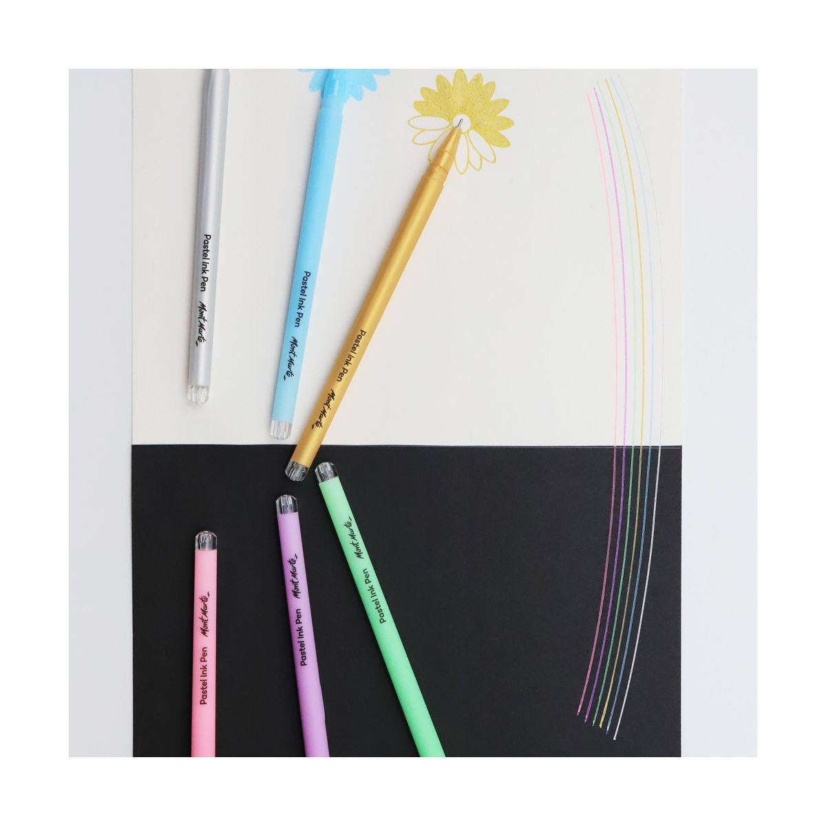 Mont Marte Pastel Ink Pens Fine Tip 6pc image 4