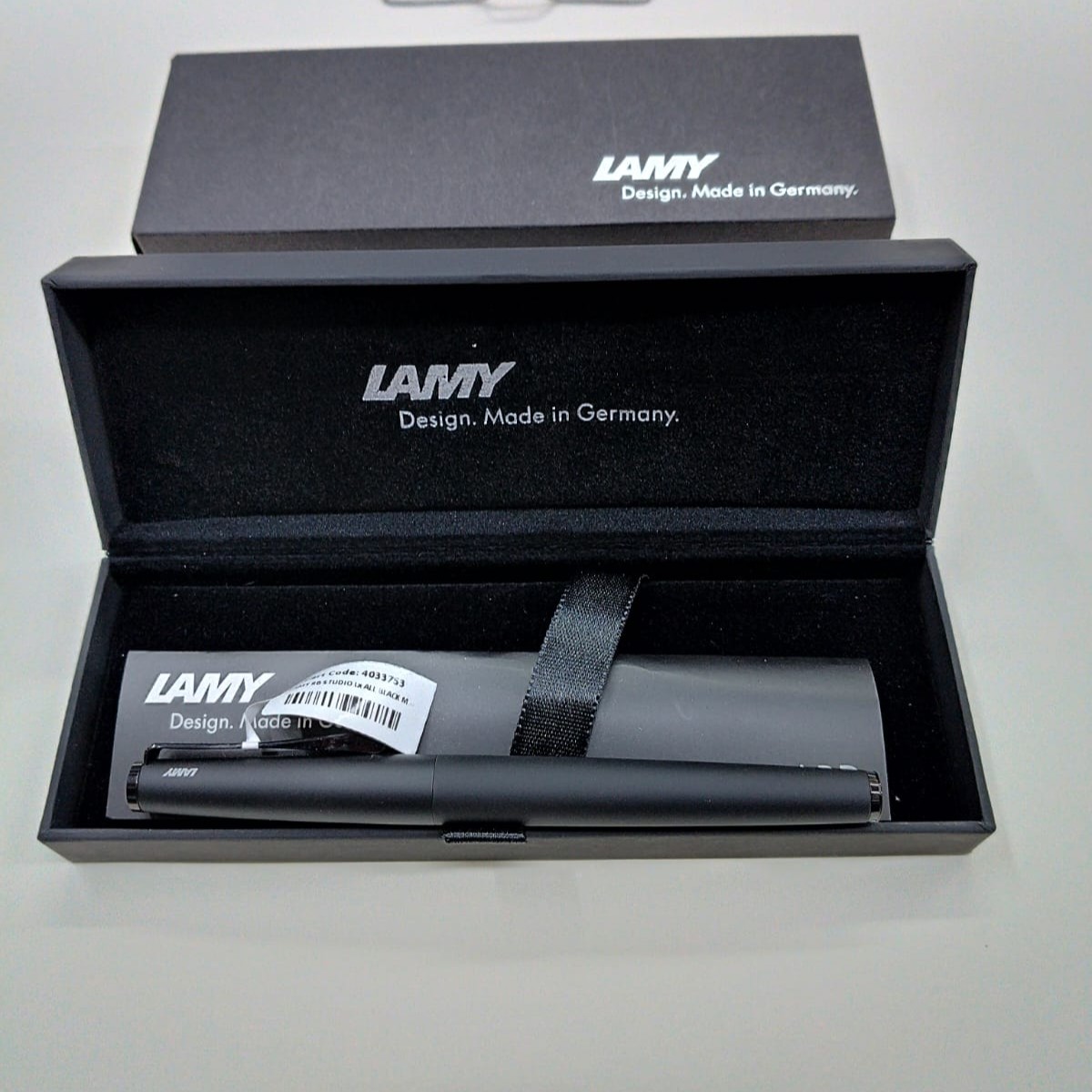 Lamy 366 RB Studio Lx All Black Roller Ball Pen M image 3