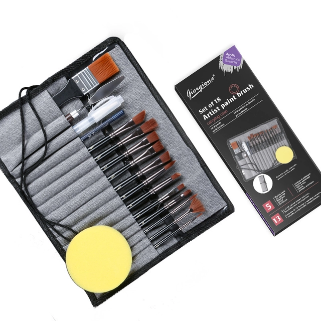 Giorgione Artist Paint Brush Set Of 18 G-CB18 image 4
