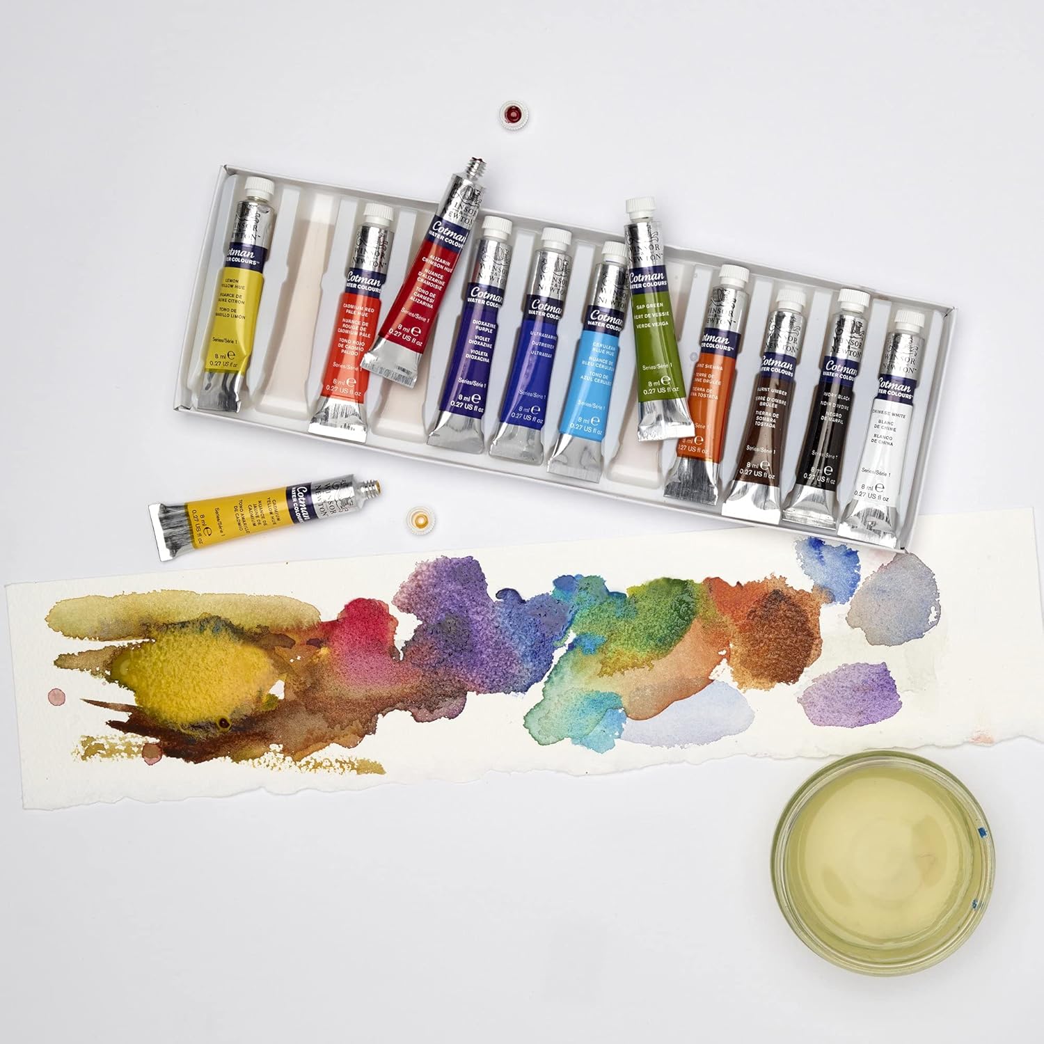 Winsor & Newton Cotman 8Ml Water Colour Tube (Set of 12) image 2