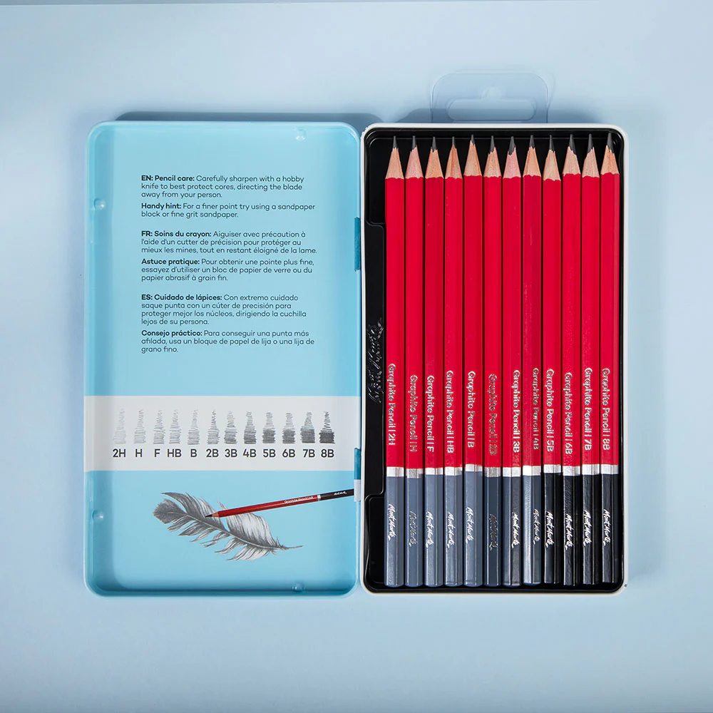 Mont Marte Graphite Pencils 12pc image 2