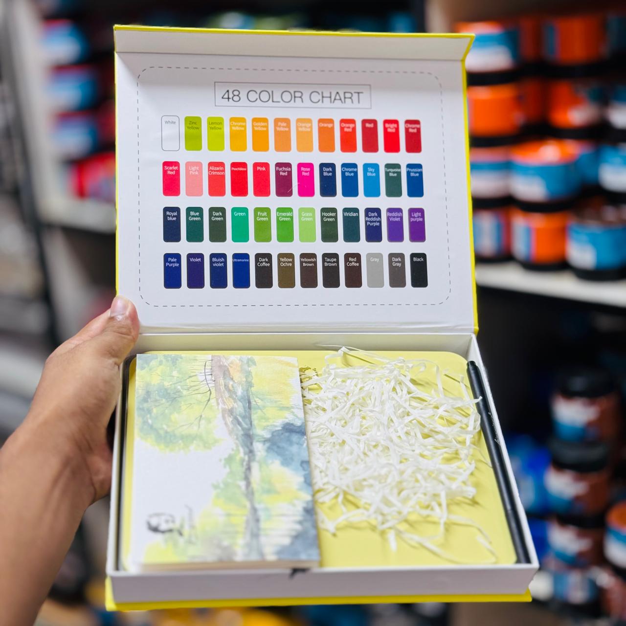 Giorgione Solid Watercolour Gift Box G-1348H (Yellow) image 4