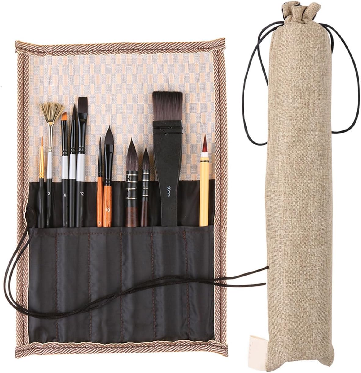 Giorgione Mixed natural Squirrel Brush Set G-777 image 2