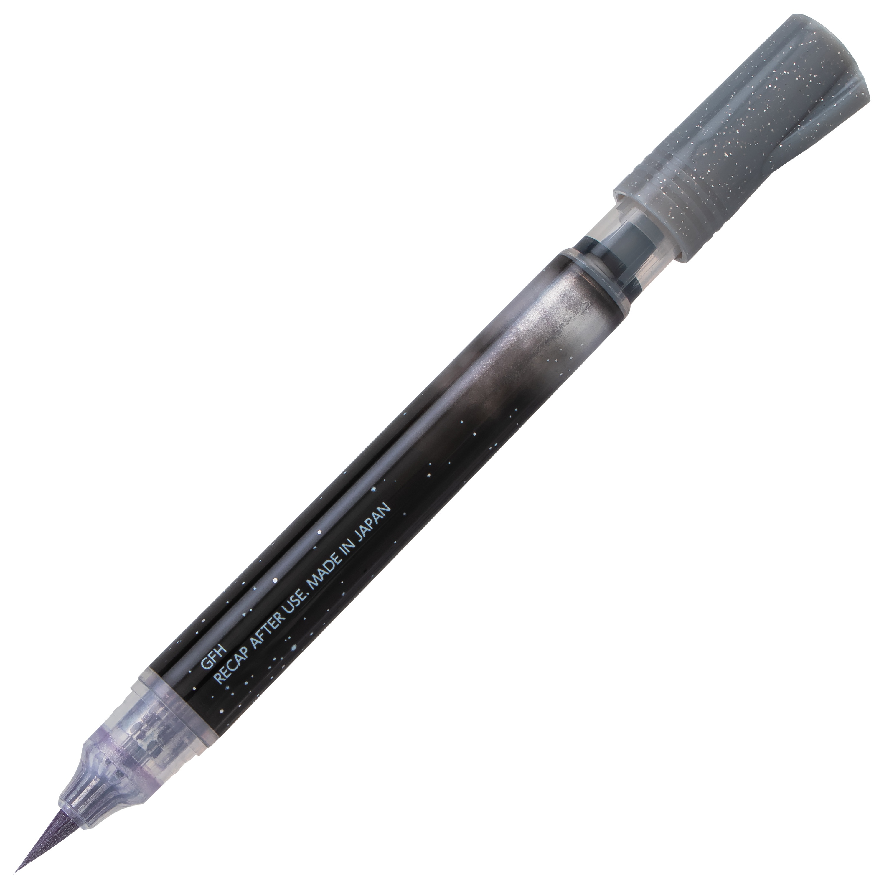 Pentel Dual Metallic Brush Pen - Silver - XGFH-DZX image 3